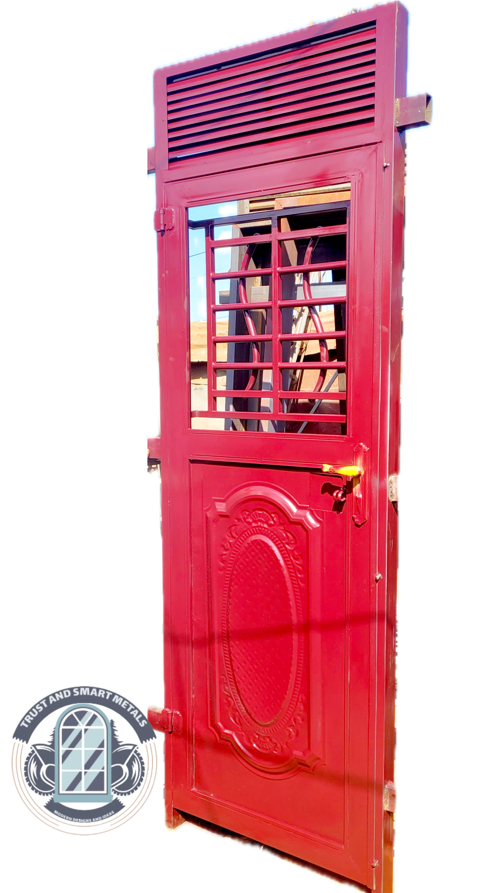 steel-back door